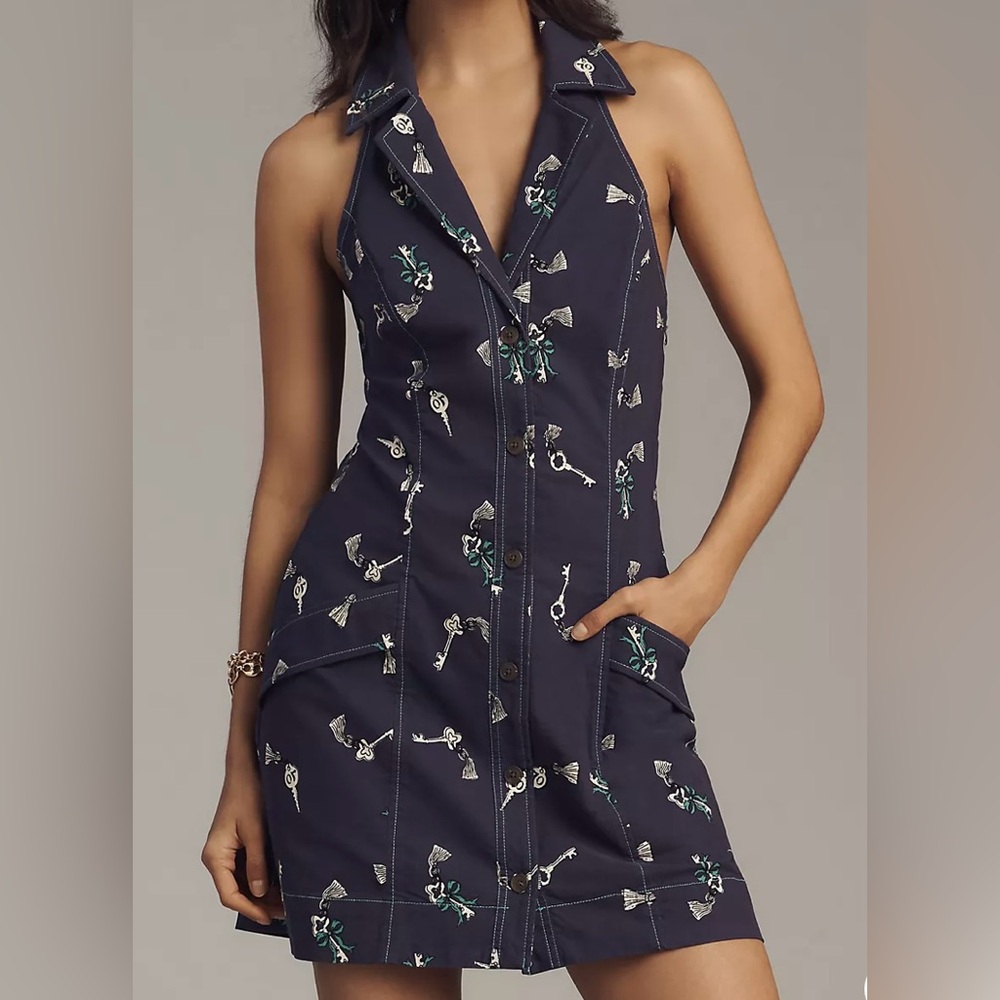 The Amelia Collared Mini Dress by Maeve